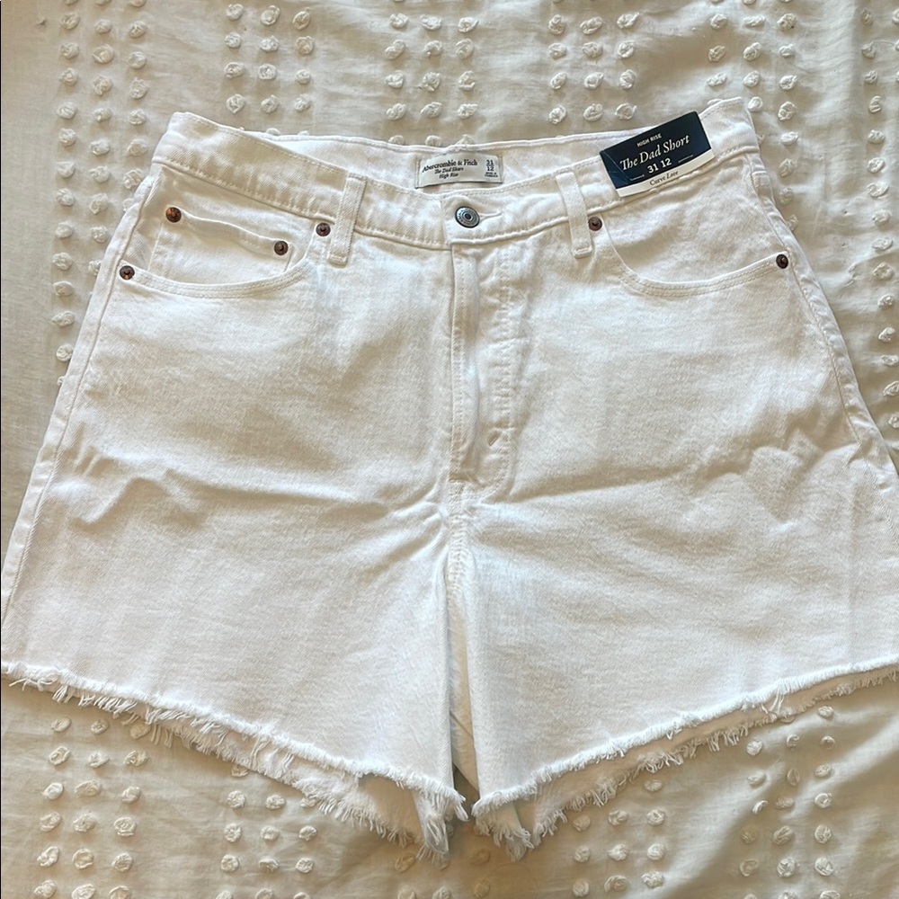 Abercrombie Curve Love Dad Shorts NWT